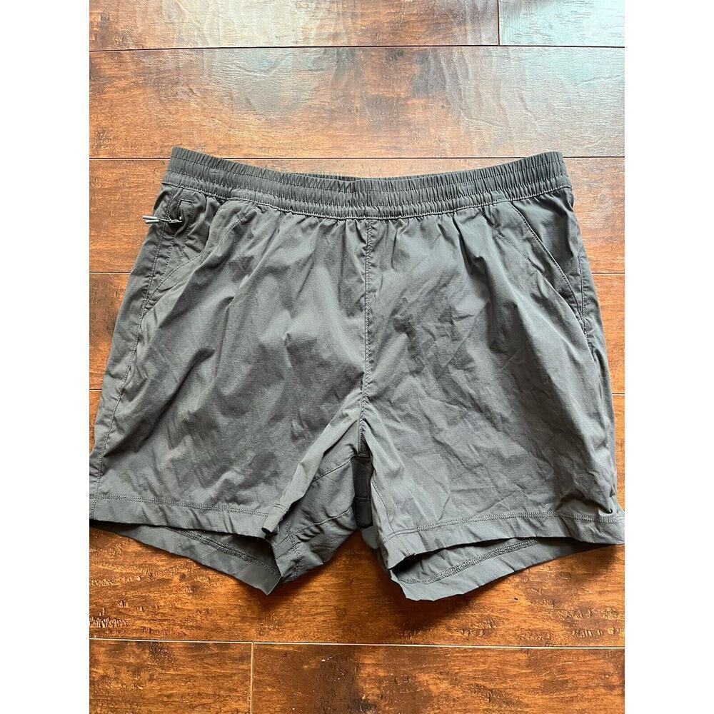Alaskan Hardgear Duluth Athletic Pull On Shorts Womens Gray Elastic Size 16